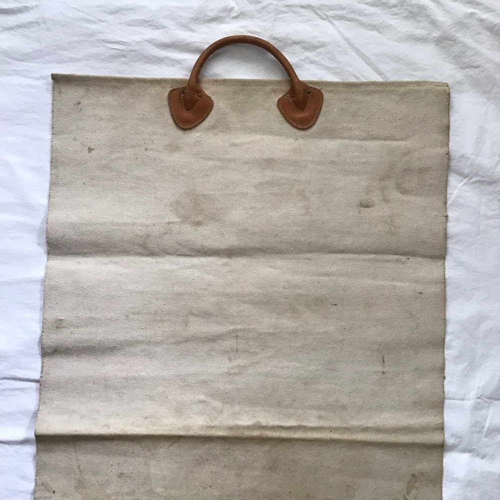 Vintage L.L. Bean Canvas Firewood Carrier - Picture 3 of 9
